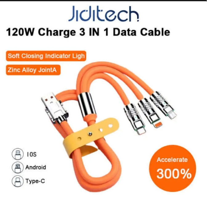 Fast Charging Cable 3in1