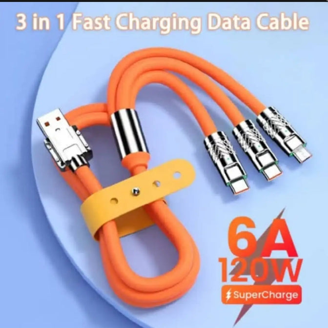 Fast Charging Cable 3in1