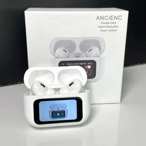 A9 Pro Touch Screen ANC Earbuds