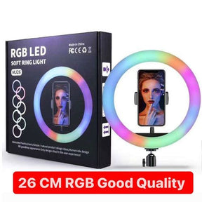 RGB RING LIGHT 26 CM CONTENT CREATION